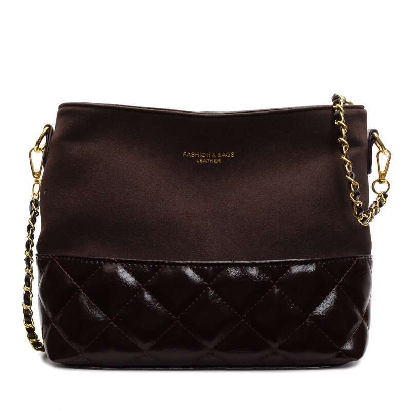 Chain Women's 2025 New Trend Simple Texture Crossbody Luxury Casual bags Color Block Designer Shoulder Underarm Bag