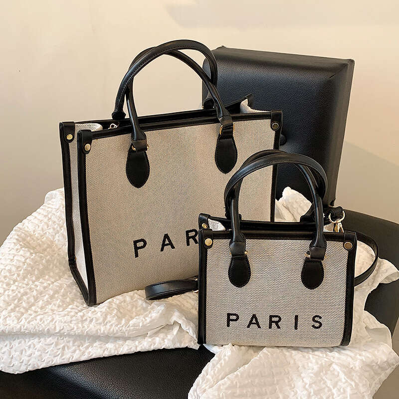 2025 bags New Women's Designer Canvas Embroidered Tote Luxury Commuter Shoulder Tote Crossbody Bag