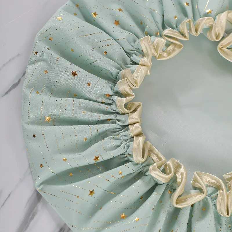 Shower Caps Waterproof Bathing Cap for Women Donut for Hair Bonnet Shower Swimming Cap Shower Set Z250808