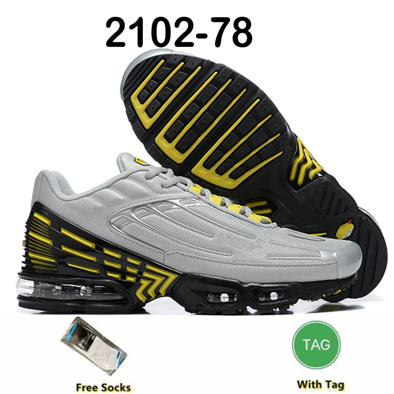 Tuned Tn Plus 3 Running Shoes Mens Womens Fashion Tn3 Trainers Bred Grey Mesh Black Red White Sports Sneakers Laser Blue tnplus tns Atlanta Terrascape