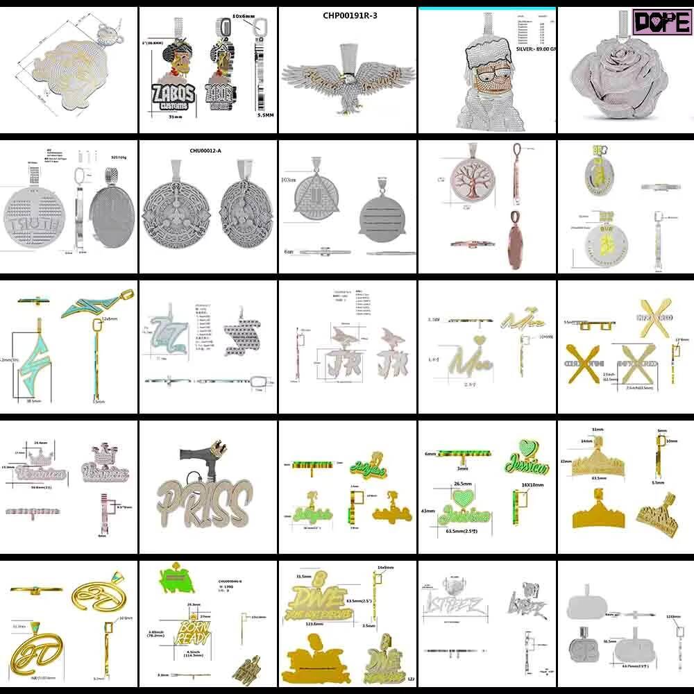 Iced Out Men Classic ALLAH Pendant White Gold Plated 925 Sterling Silver D VVS Moissanite Pendant