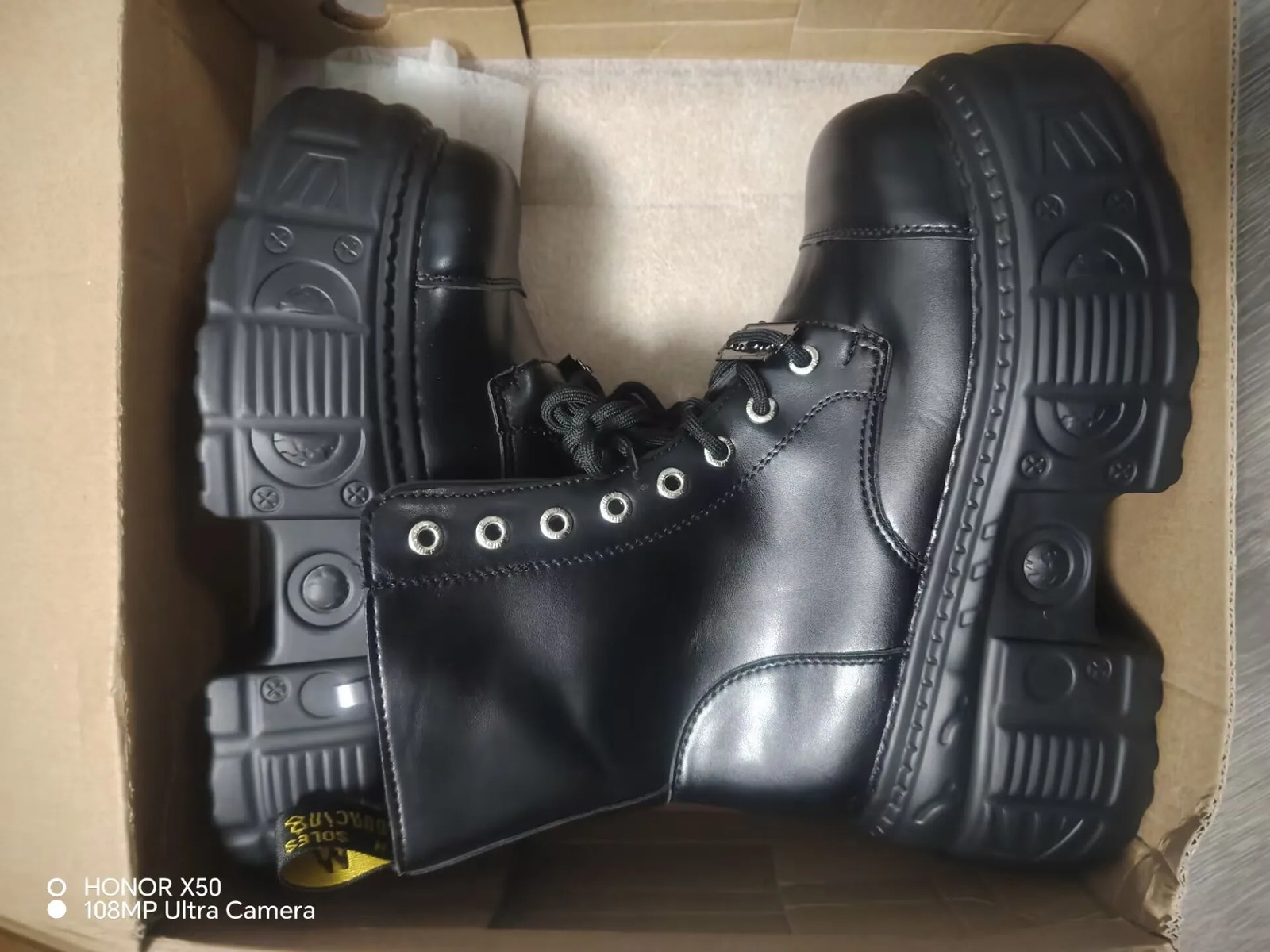 3642 Cos Female Ultrahigh Thick Bottom 9cm Punk tie Heels Women High Top Platform Boots 250801