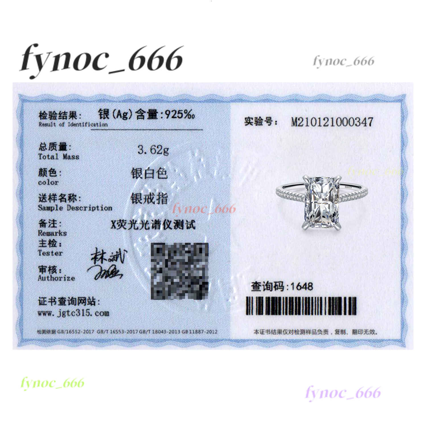 Real 925 Sterling Silver Exquisite Luxury 3ct Clear Moissanite Rectangle Rings for Women Girls Anti-allergy Fine Jewelry Gift