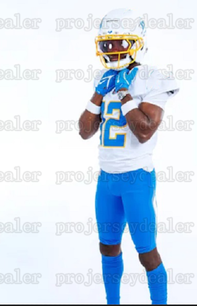 2025 Alternate football jerseys Ladd 15 McConkey Justin Herbert Derwin James Jr. Quentin Johnston Joe Alt