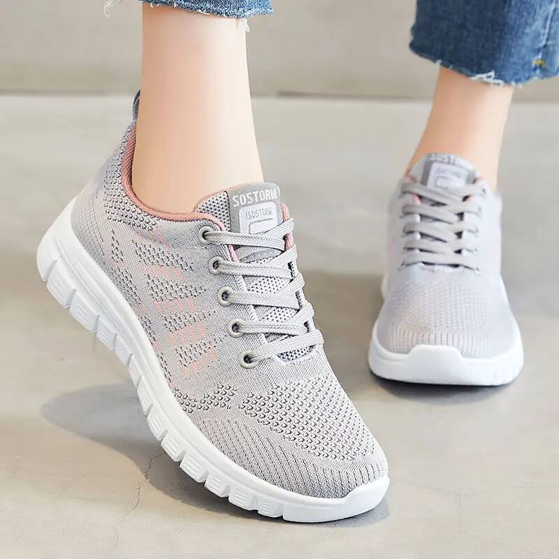 Ladies' casual sports ladies' summer breathable, soft, running, walking, fiess, vulcanized shoes, free shipping ddmysaturn