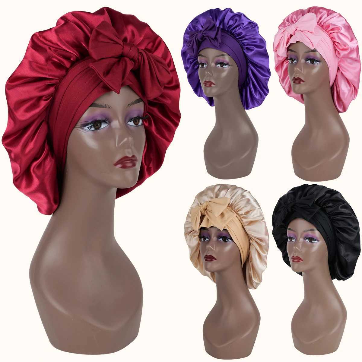 Breathable Shower Cap for Sleeping Adjustable Strap Hair Protector Natural Hair Wigs Soft Single-Layer Night Bath Cap 1PC Z250808