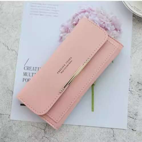 Women's Long 2024 New Korean and Japanese Style Large Capacity Multi-Card Slot Fashion Simple Versatile Foldable Clutch Wallet