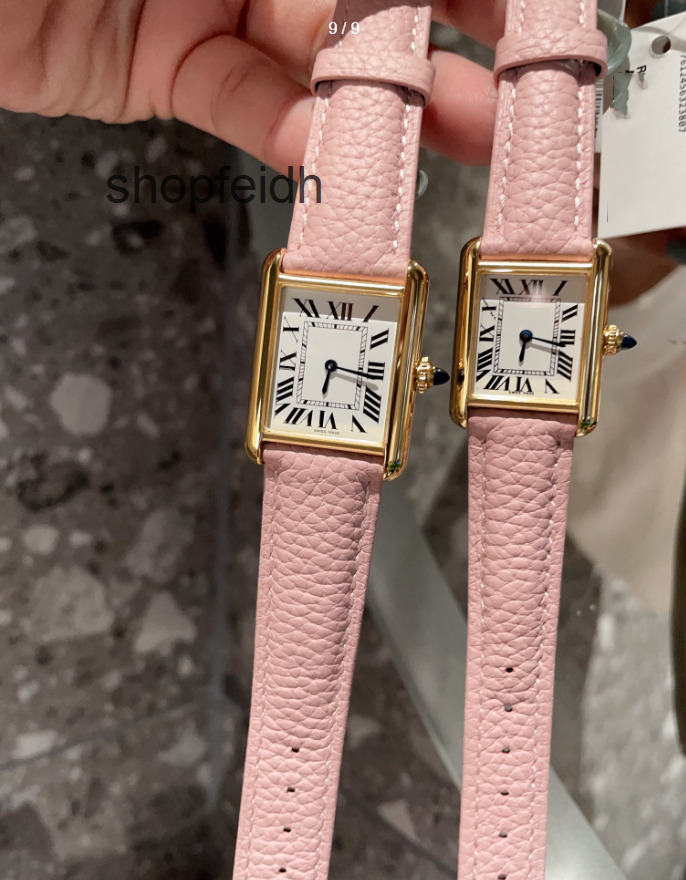 Top quality Watches C Wristwatches Luxury Sport Watch Men Classic Women Tank Quartz Designer Wrist Unisex Casual Size Roman Numerals Multi Color Optional310p PFO4