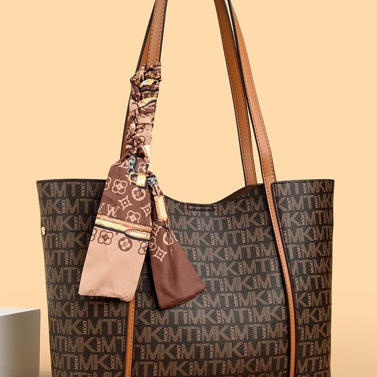 Designer Bag Luxury Bag Genuine PU Leather Shoulder Bag Large Capacity Women's Handbag Style Office Shoulder Autumn Winter Commuter Tote Fashion