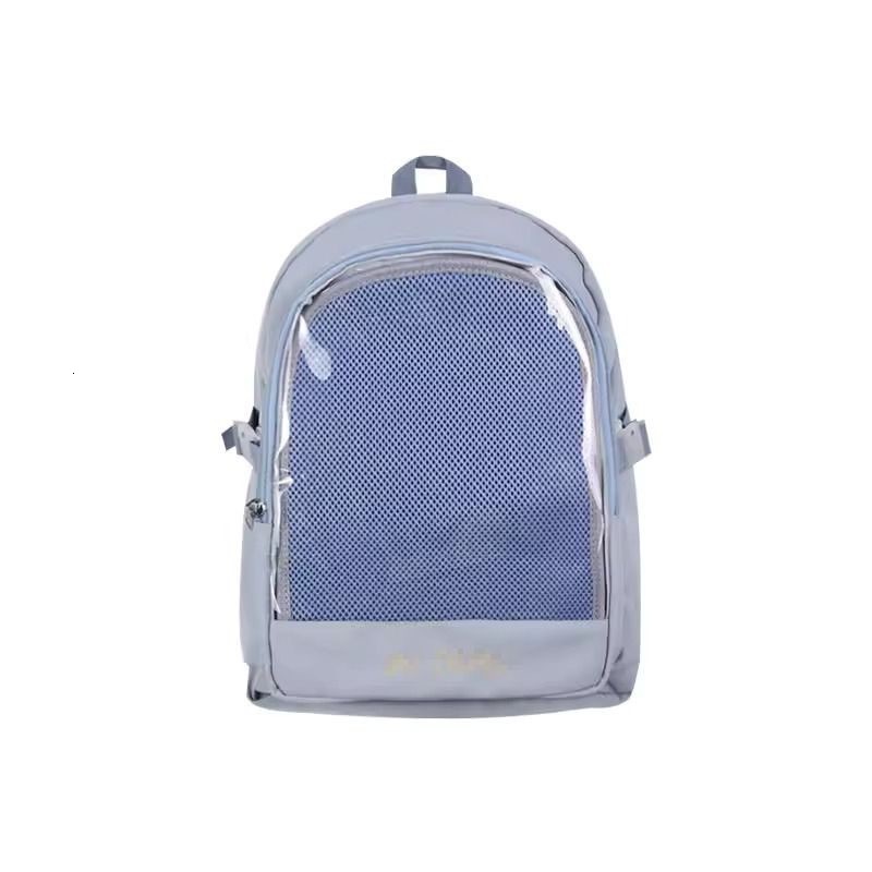 2025 Autumn New Women s Backpack Versatile Cotton Doll Transparent Pain Bag Cute and Soft College Style Student Backpack Autumn New Designer Backpack