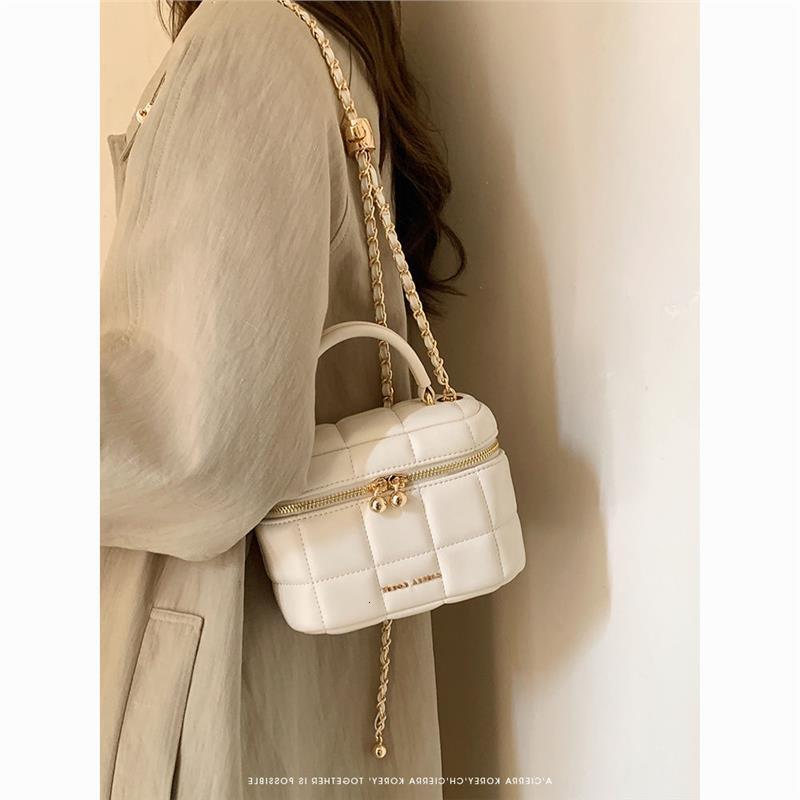 Luxury Brand Designer Bag Platinum Style Box Bag For Women 2025 New High-Quality Texture Chain Shoulder Crossbody Small Bag Fashionable Handbag