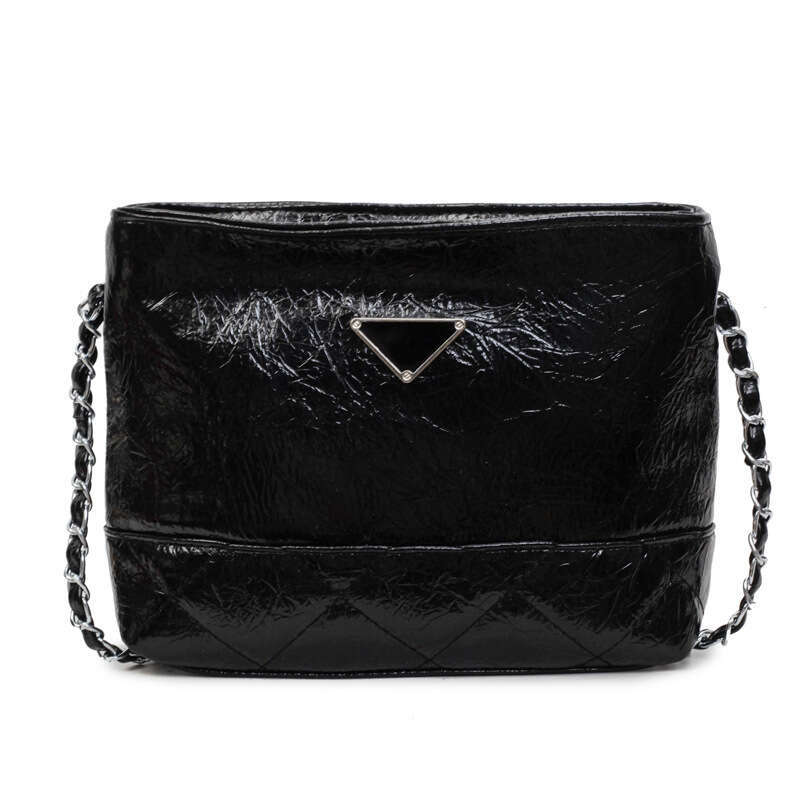 Designer Women Chain Casual Simple Versatile Hobo Handbag 2025 New Fashion Handheld Crossbody Single Shoulder Tote Bucket Bag