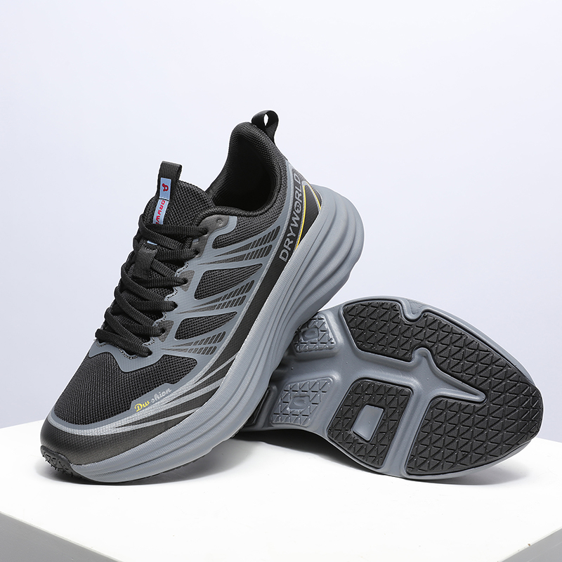 Men's running 2025 new autumn breathable sports men's thick-soled lightweight shock-absorbing leisure travel shoes