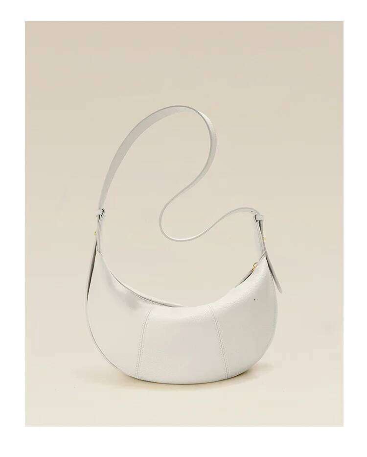 2025 New Top-Grain Cowhide Leather Crossbody Hobo - Ladies' Luxurious, Versatile & Sophisticated Shoulder Bag 20250805