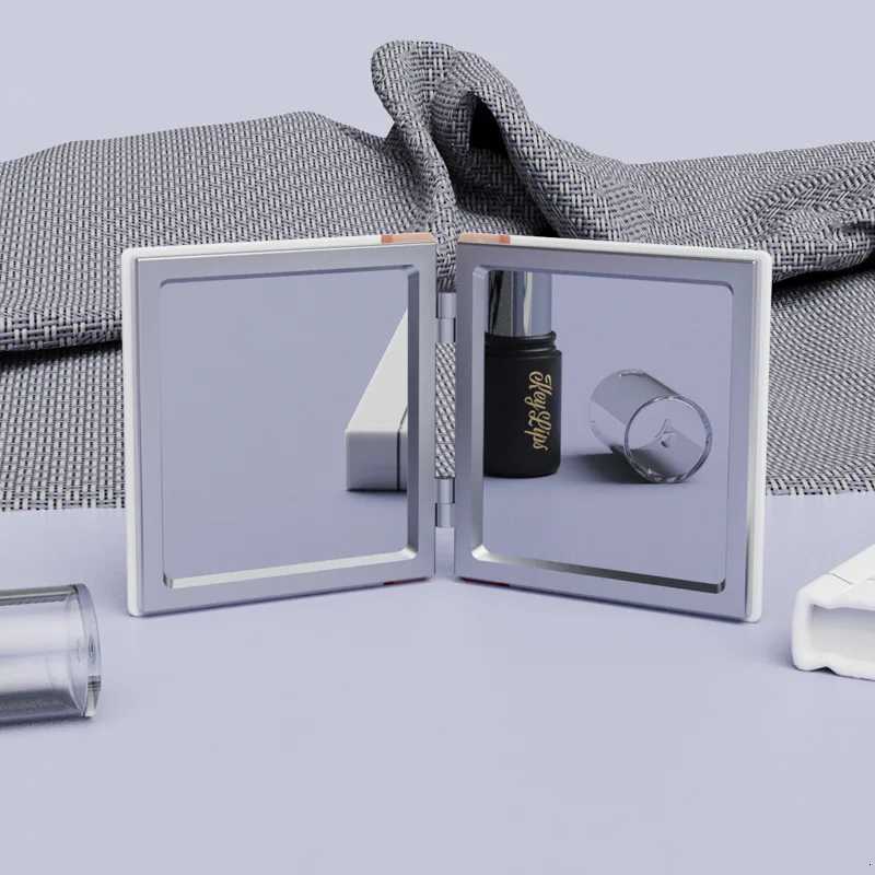 1pc Portable Folding Mirror Double-Sided Mini Makeup Mirror Magnification Foldable Pocket Travel Beauty Cosmetic Tool for Girls and Women Z250807