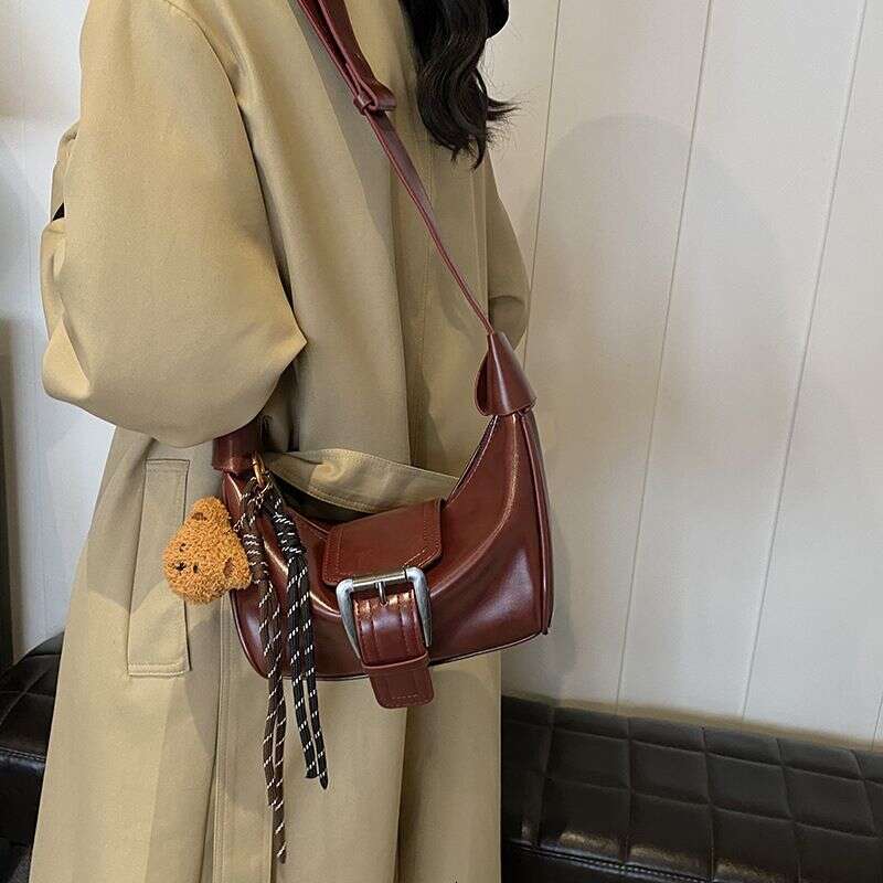 High end niche handbag women new autumn and winter single shoulder crossbody bag with versatile texture for