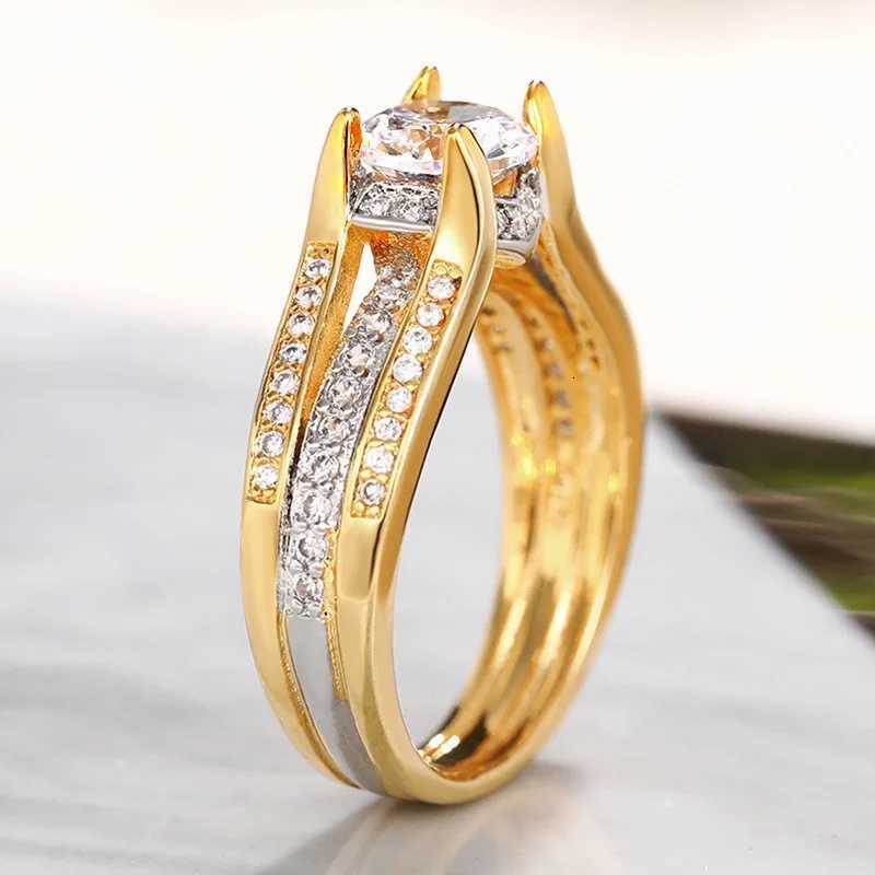 925 Sterling Silver Wedding Band Gorgeous Ring for Women Bright Cubic Zirconia Gorgeous Fashion Female Engagement Jewelry Y250808
