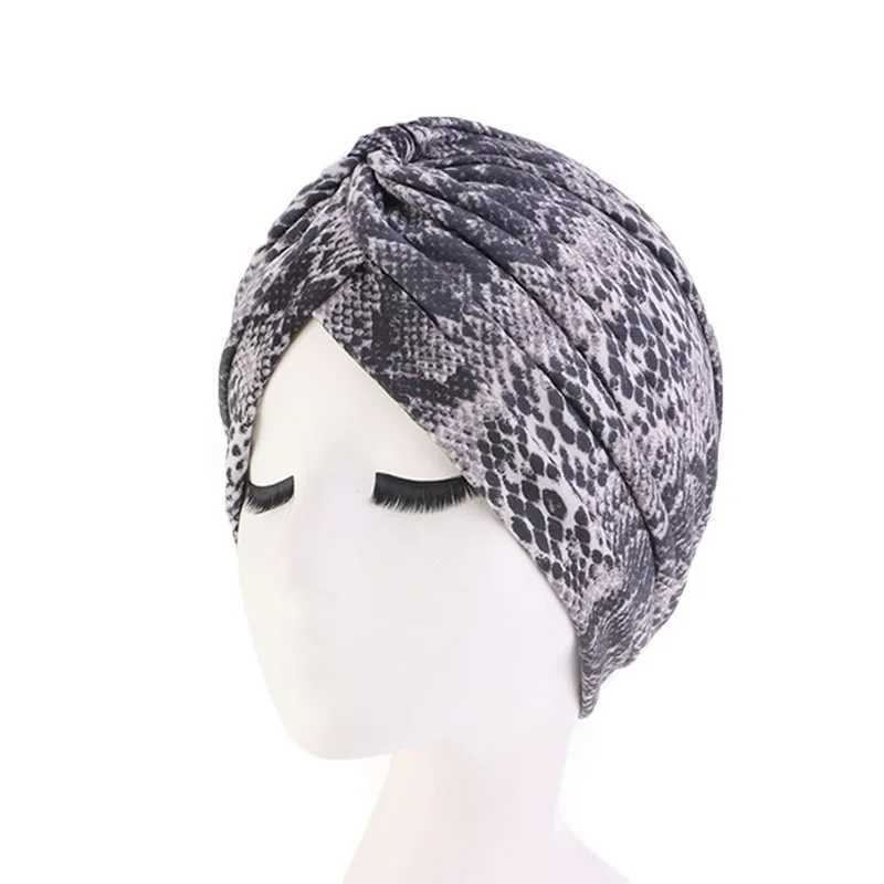 Hot Sale Ethnic Style Lady Turban Hat Print Indian Cap High Quality Muslim Sleep Bonnet For Women Z250808