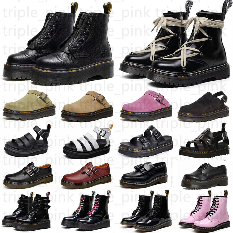 Free Shipping Martin boots for men women booties leather sandals Oxford Bottom black Ankle classic outdoor sandals