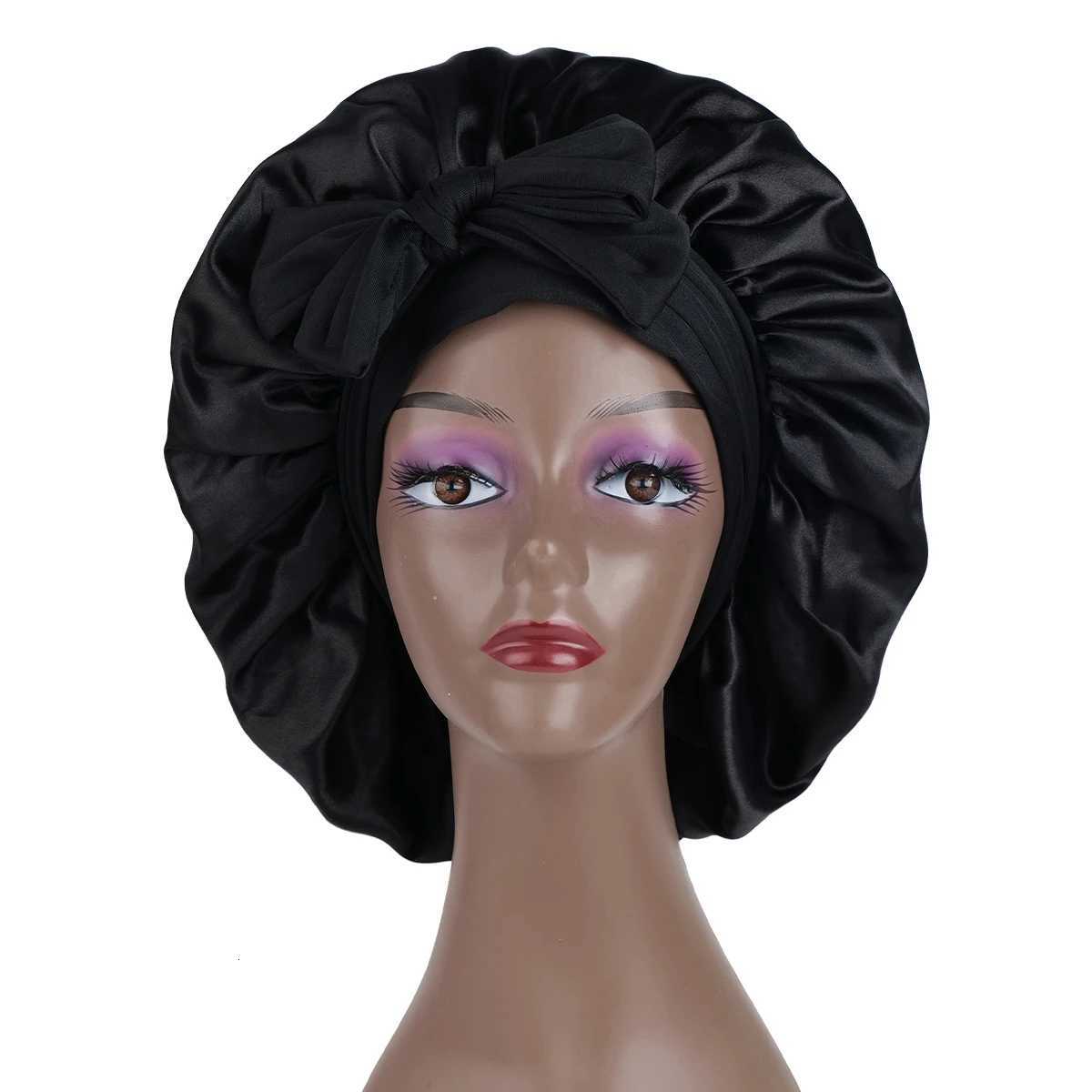 Breathable Shower Cap for Sleeping Adjustable Strap Hair Protector Natural Hair Wigs Soft Single-Layer Night Bath Cap 1PC Z250808