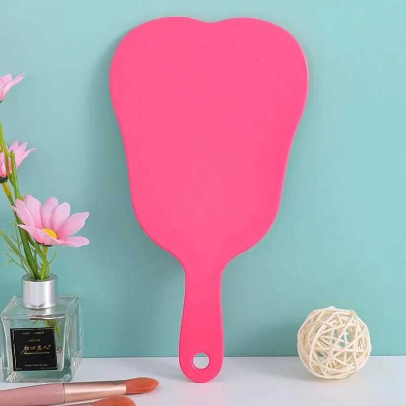 Tooth Shaped Handheld Makeup Mirror Cute Makeup Mirror with Handle Handheld Dental Makeup Mirror Z250807