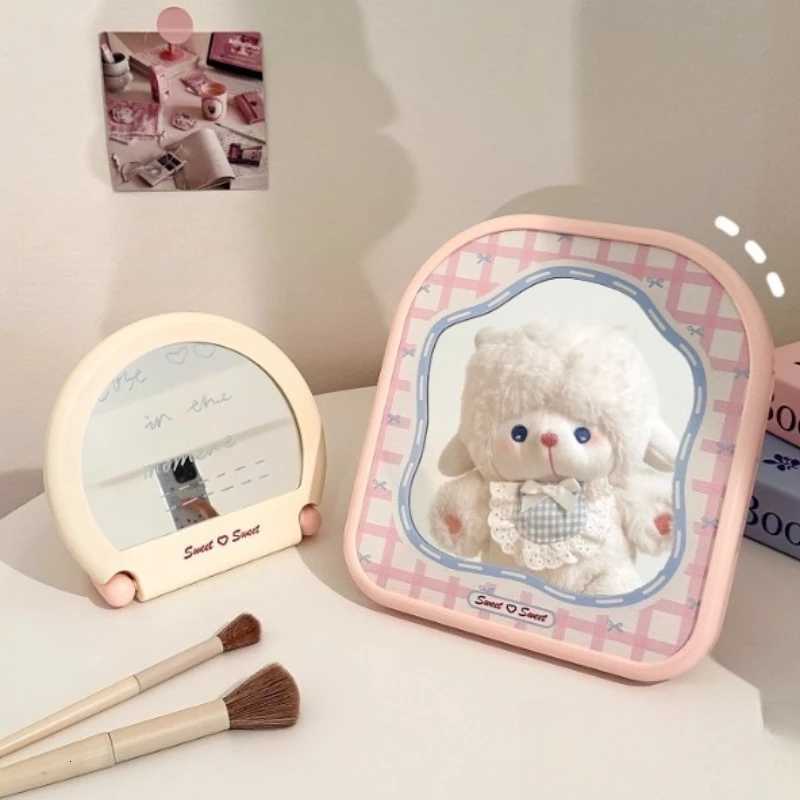 2025 Kawaii Cheese Makeup Mirrors for Women Room Decoration Cute Wall-mounted Mirror Japan Style Mini Portable Mirrors Wholesale Z250807