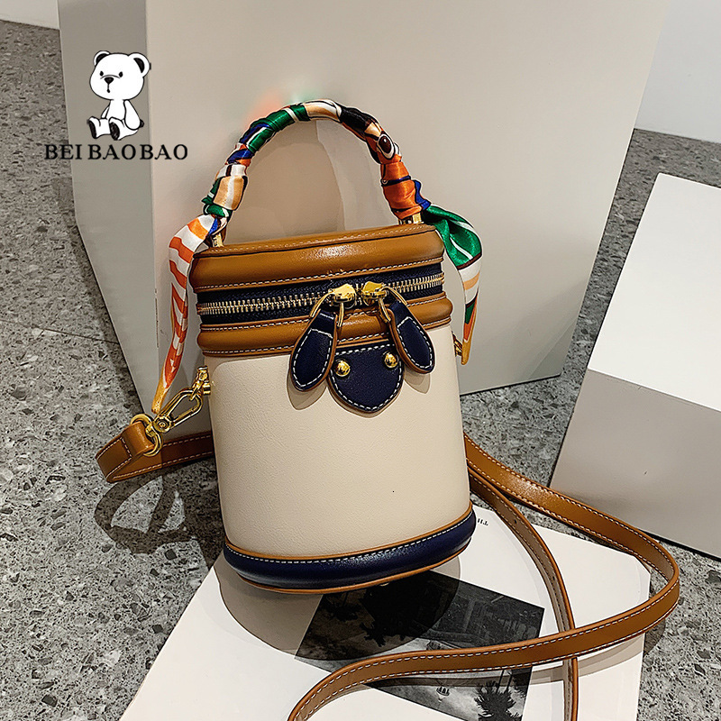Bucket Women Summer 2025 New Niche Design Cylinder Handheld Crossbody Bag ddmymoon