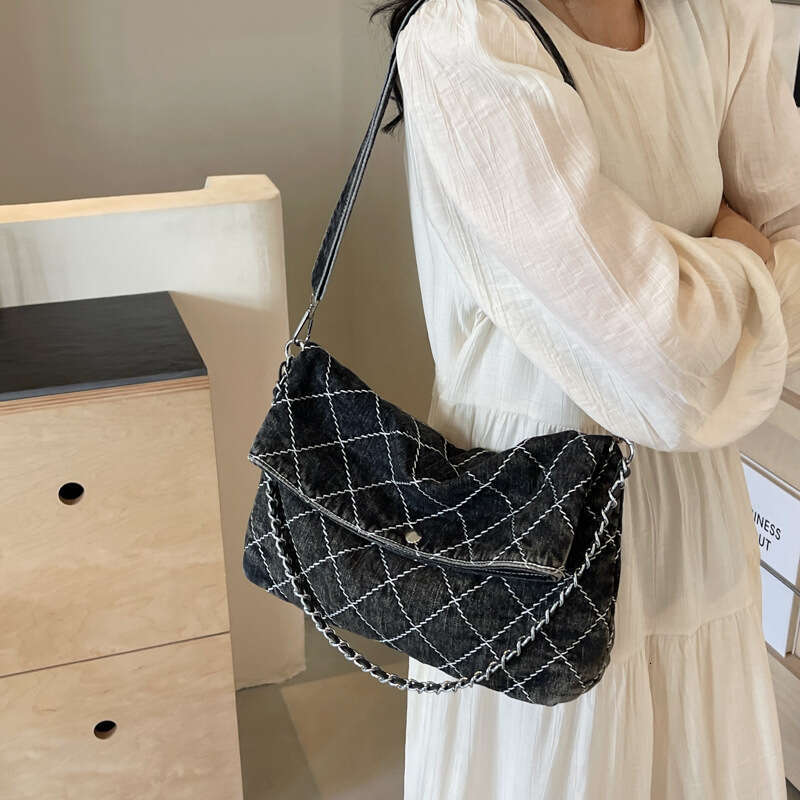 Tote Large Capacity Commuter for Designer Women 2025 Luxury New bags Fashion Denim Shoulder Summer Trend Crossbody Bag