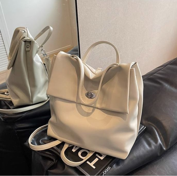 2025 Autumn New Women s Backpack New Wax Leather Women s trend Large Capacity Student Commuter Backpack Travel Backpack Autumn New Designer Backpack