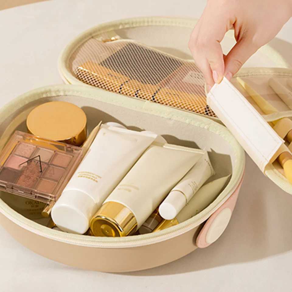 Handheld Multi-functional Large Capacity Cosmetic Storage Bag for Outdoor Travel Portable Waterproof Toiletry Bag and Beauty Bag Y250808