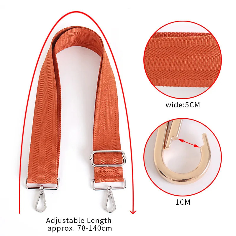 nylon Women Bag Accessories Strap High Quality Shoulder Replacement Adjustable Removable BagStrap 250801