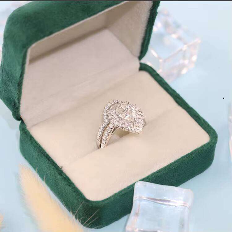 Matching Wedding Ring Sets in 10k/14K/ Gold VVS Moissanite Dia Fine Jewelry for Women Welcome to Customize
