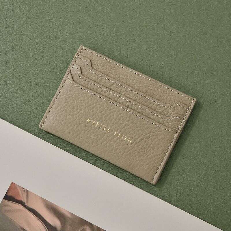 High-Value Texture Lightweight for Women, Compact and Portable Driver's License Clip, One-Piece Multi-Card Slot Ultra-Thin Card Holder