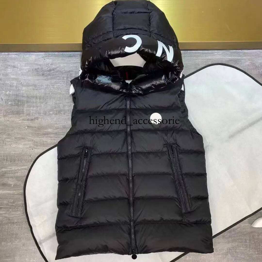 monclcer Vest Mens French Brand Designer Vests Jacket Embroide Puffer Gillet Doudoune Winter Keep Warm Puffer Gilet Designer monlear Coat 4ae
