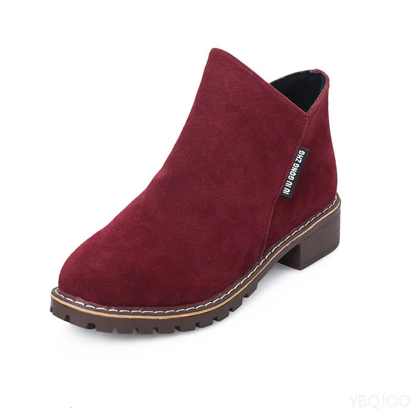 Shoes Women Fashion Thick Sole Ankle Boots Comfortable Plus Size Snow for Female Platform Botas De Mujer 250801