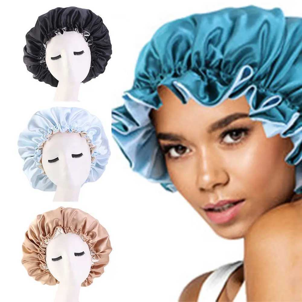 Hair Care Head Wrap Cover Women Satin Bonnet Night Sleep Hat Chemo Caps Soft Hat Z250808