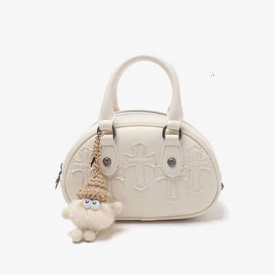 Pink Bowling 2025 Trendy New for Women Niche Handbag High-end Mini Crossbody Bag