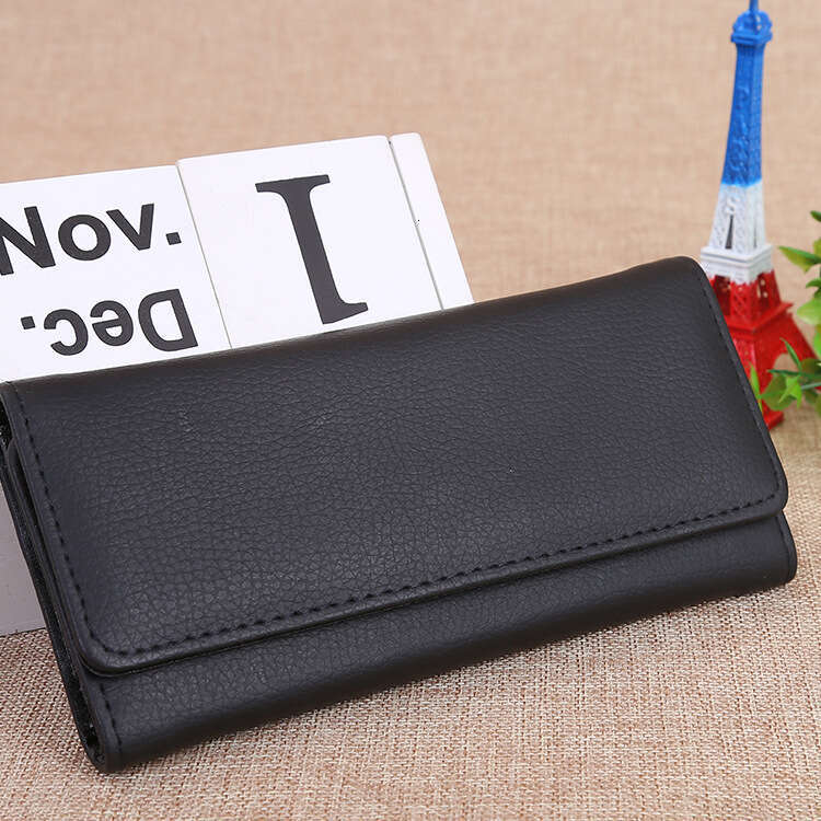 New Magnetic Buckle 70% off Long Wallet Women's Clutch Card Holder Phone Bag Customizable