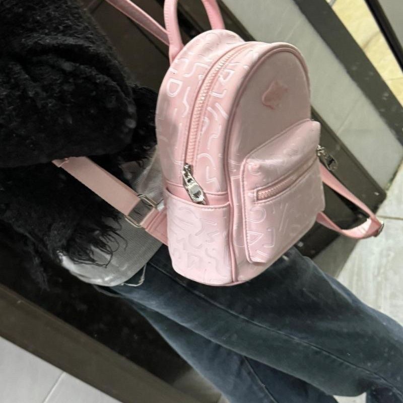 2025 Autumn New Women s Backpack Backpack Casual Fashion Printed Backpack Pink Cute Casual Fashion Backpack Autumn New fashion Designer Backpack