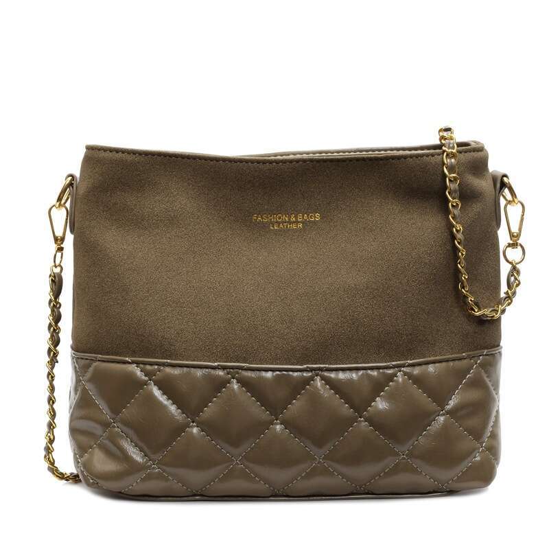 Chain Women's 2025 New Trend Simple Texture Crossbody Luxury Casual bags Color Block Designer Shoulder Underarm Bag