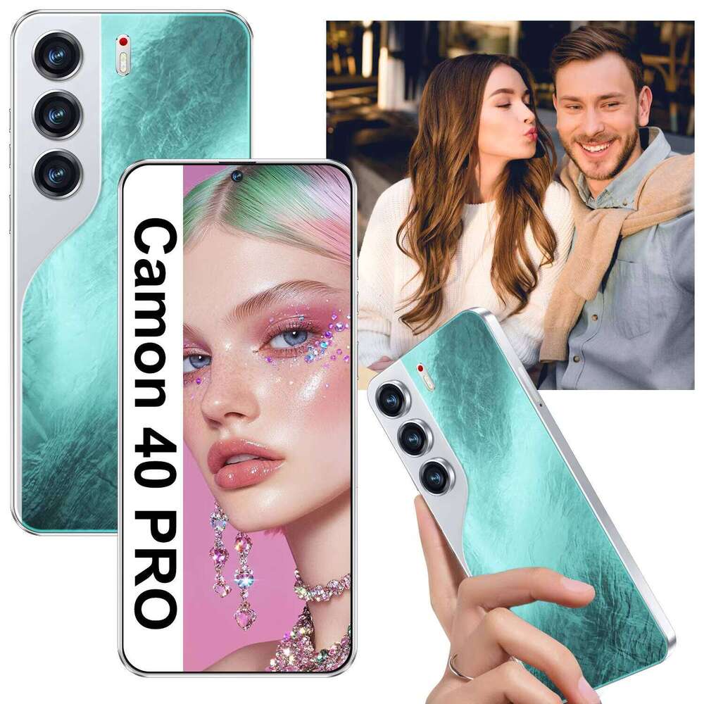 High-quality Camon 40 Pro smartphone with 7.3inch HD screen 16GB + 1TB unlocked Android 14 108MP camera phone