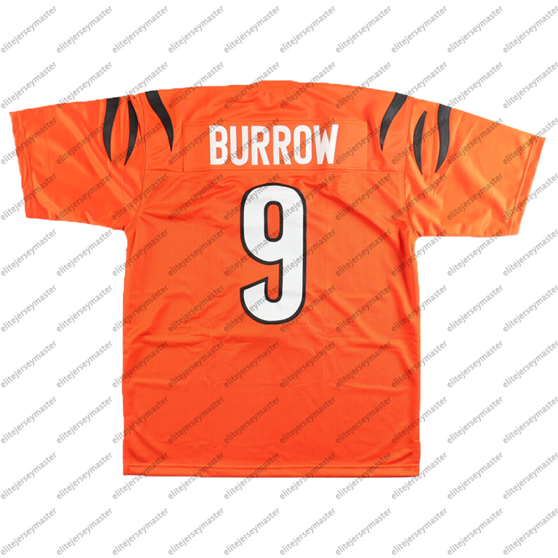 9 Joe Burrow 1 Ja'Marr Chase 5 Tee Higgins 30 Chase Brown Andrei losivas Sam Hubbard Personalized Customized Football Jerseys Custom Any Number Name 345
