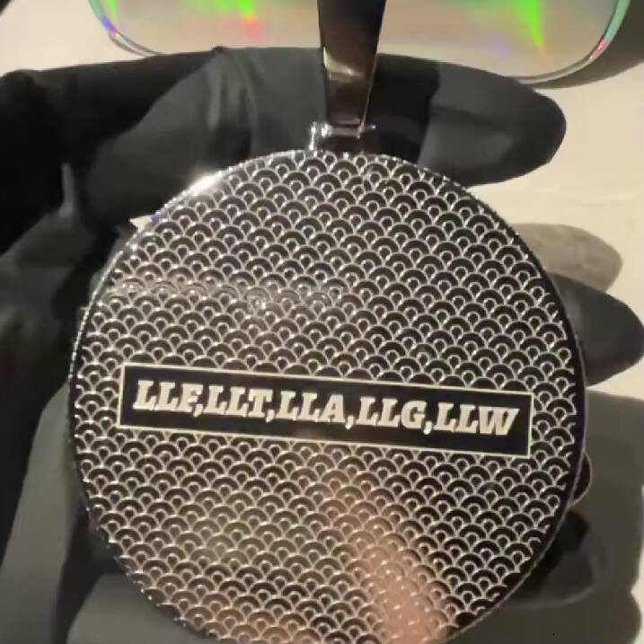 Custom Moissanite Round Pendant 925 Sterling Silver Pendant VVS Iced Out Diamond Moissanite Pendant