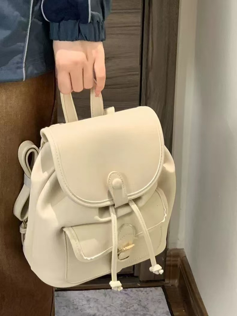 2025 Autumn New Women s Backpack New Soft Leather Backpack Korean PU trend Backpack Fashion Girls Backpack Autumn Solid Color New Designer Backpack
