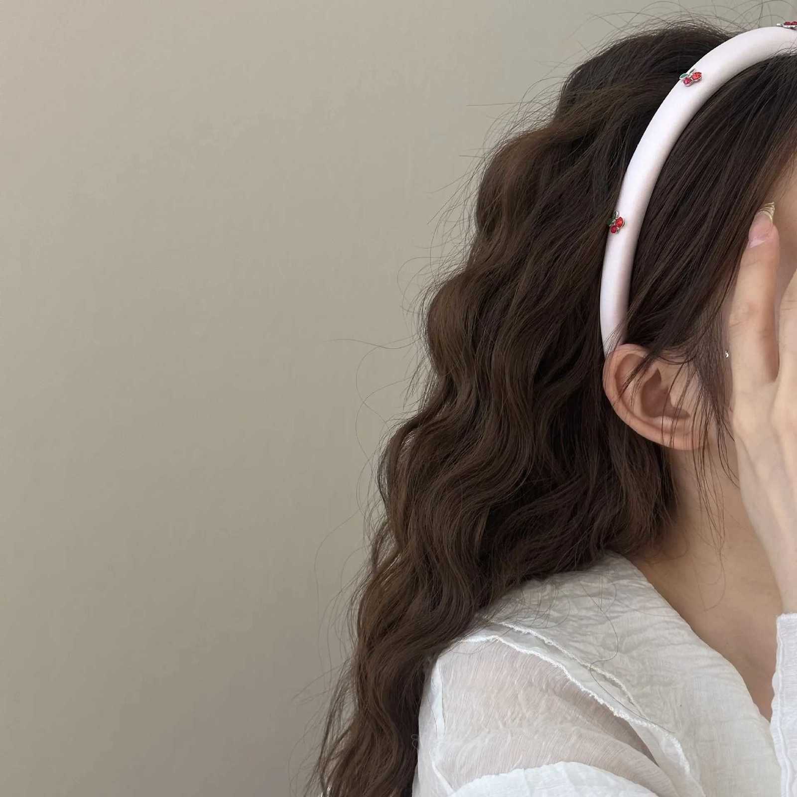 Korean Hair Accessories Band for Girls Wen Rhinestone Vers Fascinator Hoop Leading Fashion Kaii Sweets Cute Popar Y250808