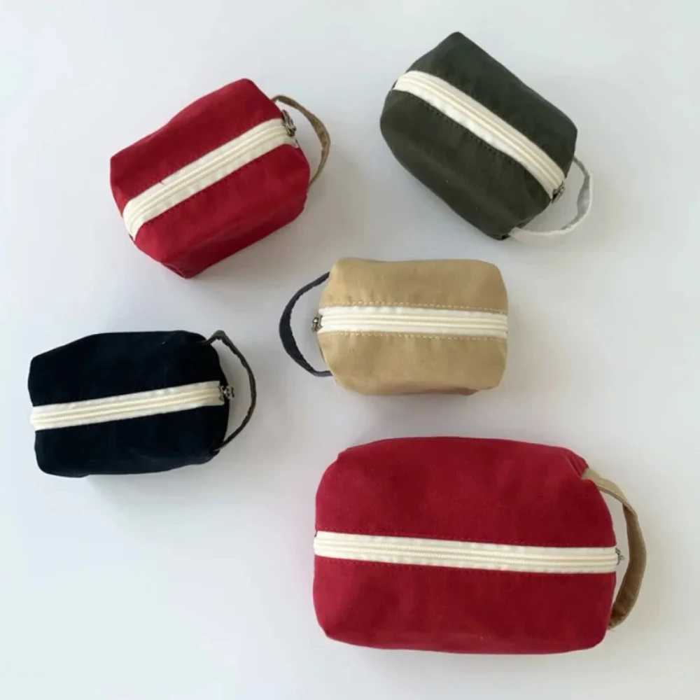 5 Korean Style Wen Cosmetic Bag Travel Organizer Storage Bag Canvas Make Up Case Pouch Small Large Tote Makeup Kit Pouch Y250808