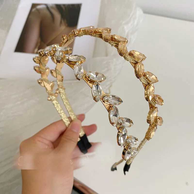 Bohen Gold Silver Rhinestone Hair Band Hair Accessories Y250808