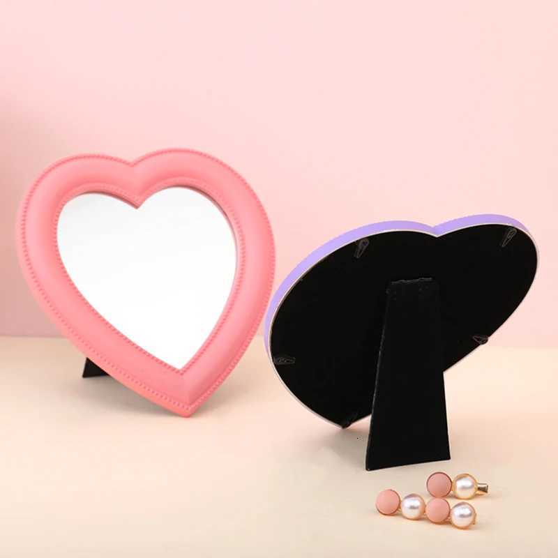 Heart Mirror Cosmetic Mirror Decorative Mirror Girl Heart Student Dormitory Mirror Home Decor Living Room Decoration Wall Decor Z250807