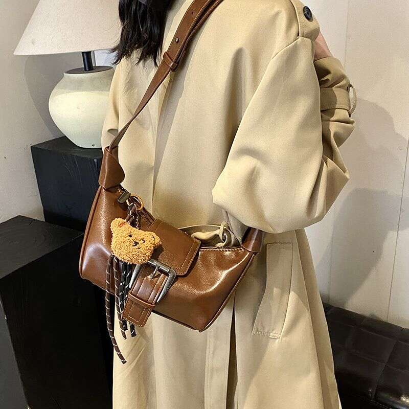 High end niche handbag women new autumn and winter single shoulder crossbody bag with versatile texture for