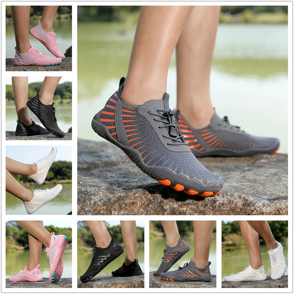 Aqua Shoes For Women Men Barefoot Water Shoes Anti-Slip Quick-Drying Outdoor Beach Upstream Wading Swimming Shoe Sneakers Unisex 250730